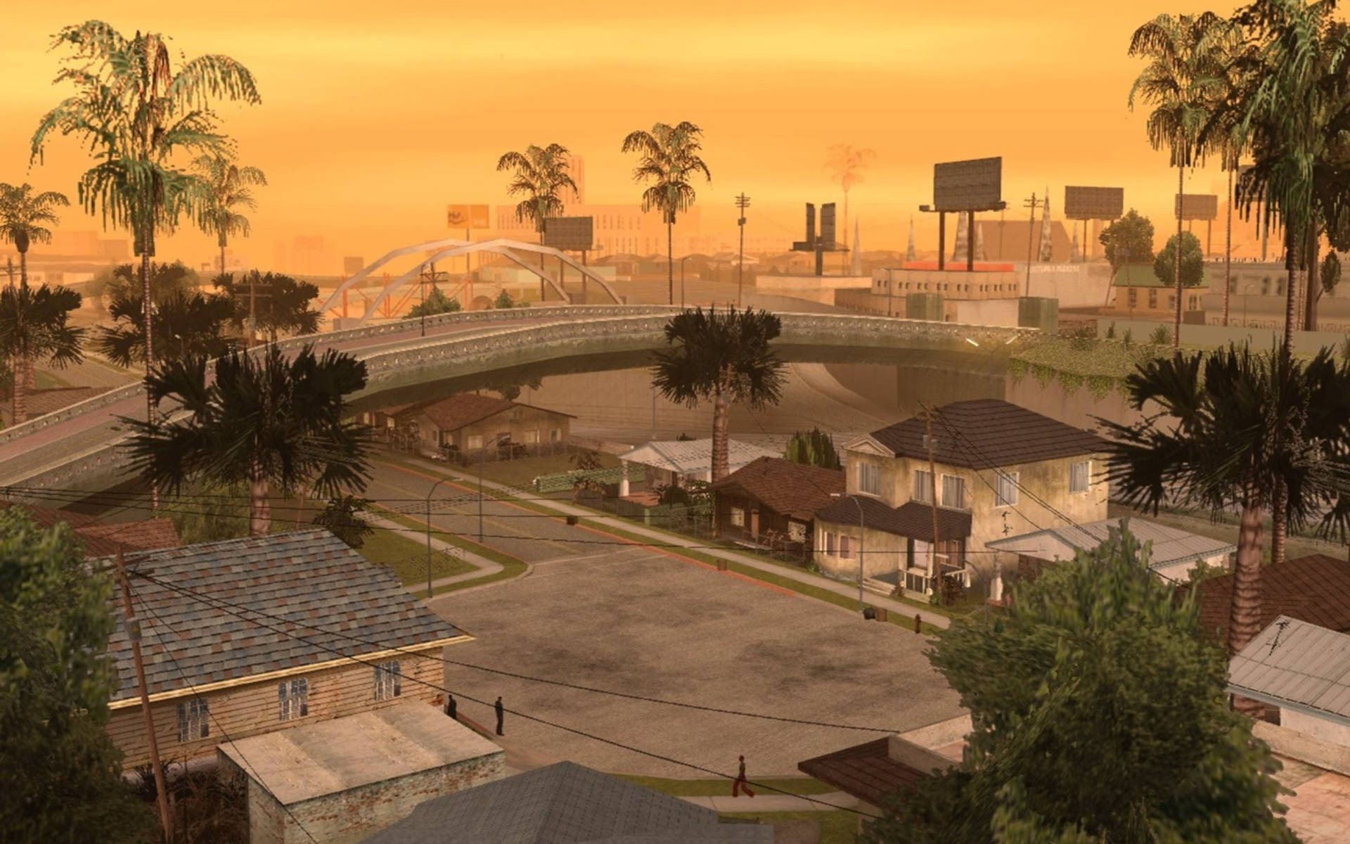 Gta Sa 4k Town Sunset Picture