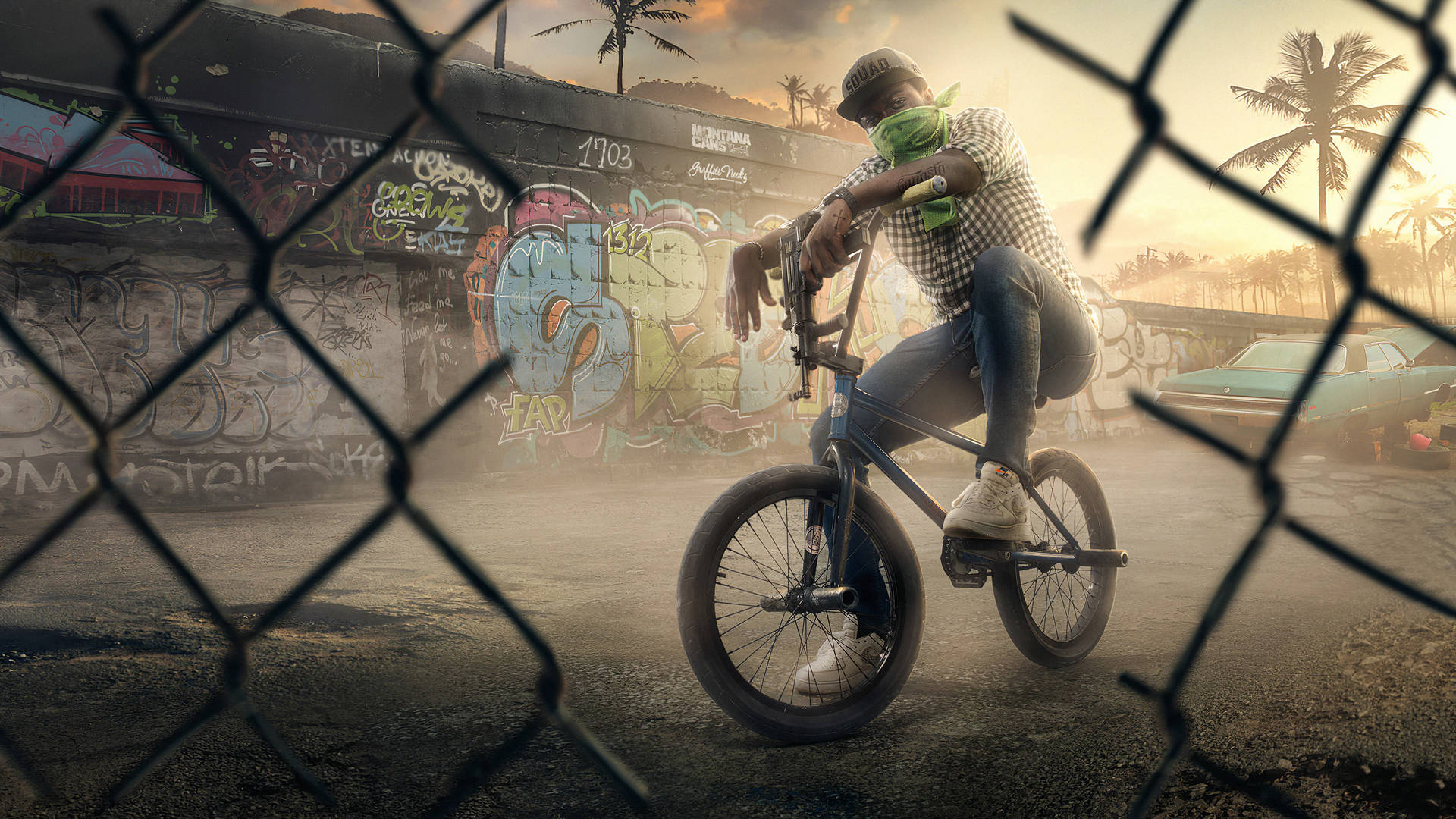 Gtasan Andreas Bicicleta. Fondo de pantalla