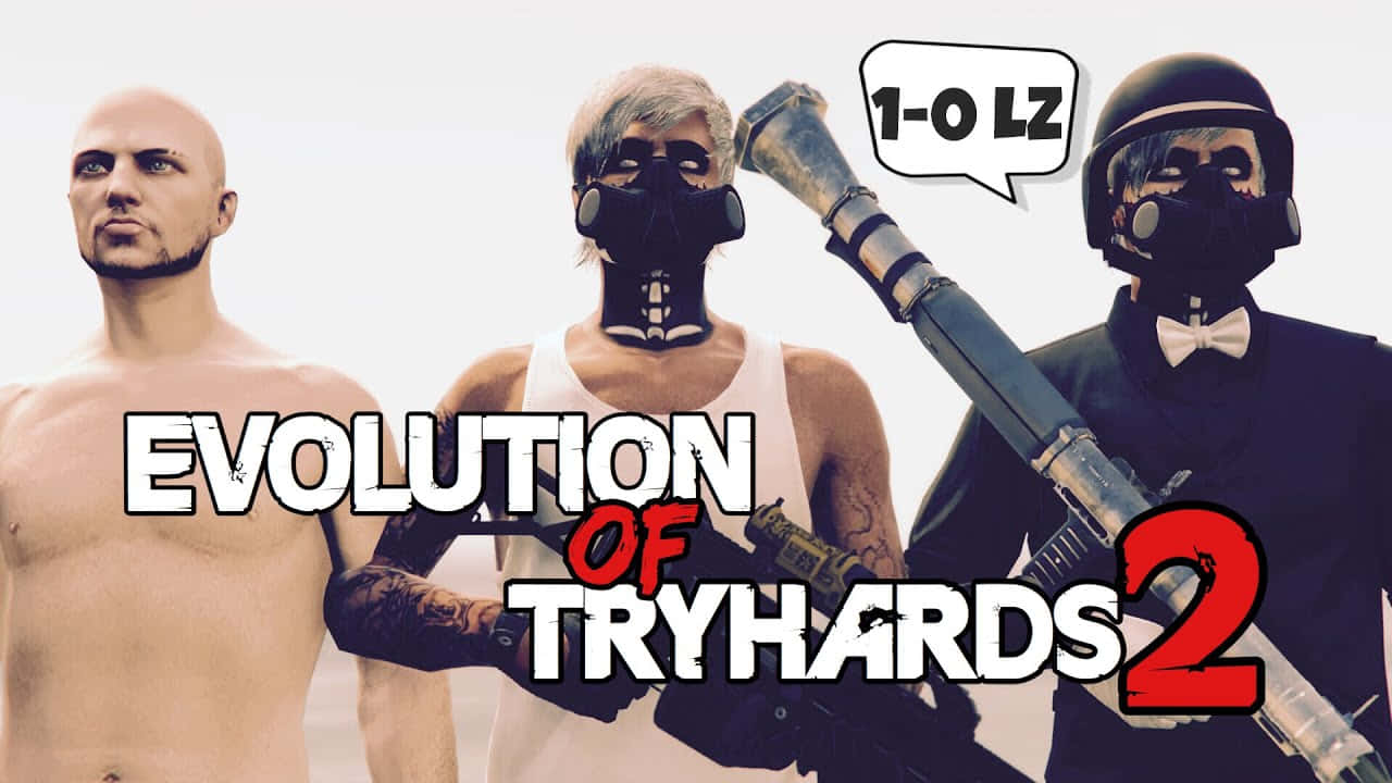 Dalpopolare Videogioco Per Computer, Grand Theft Auto Tryhard - Un'immagine Di Una Gang Di Mafia In Movimento.