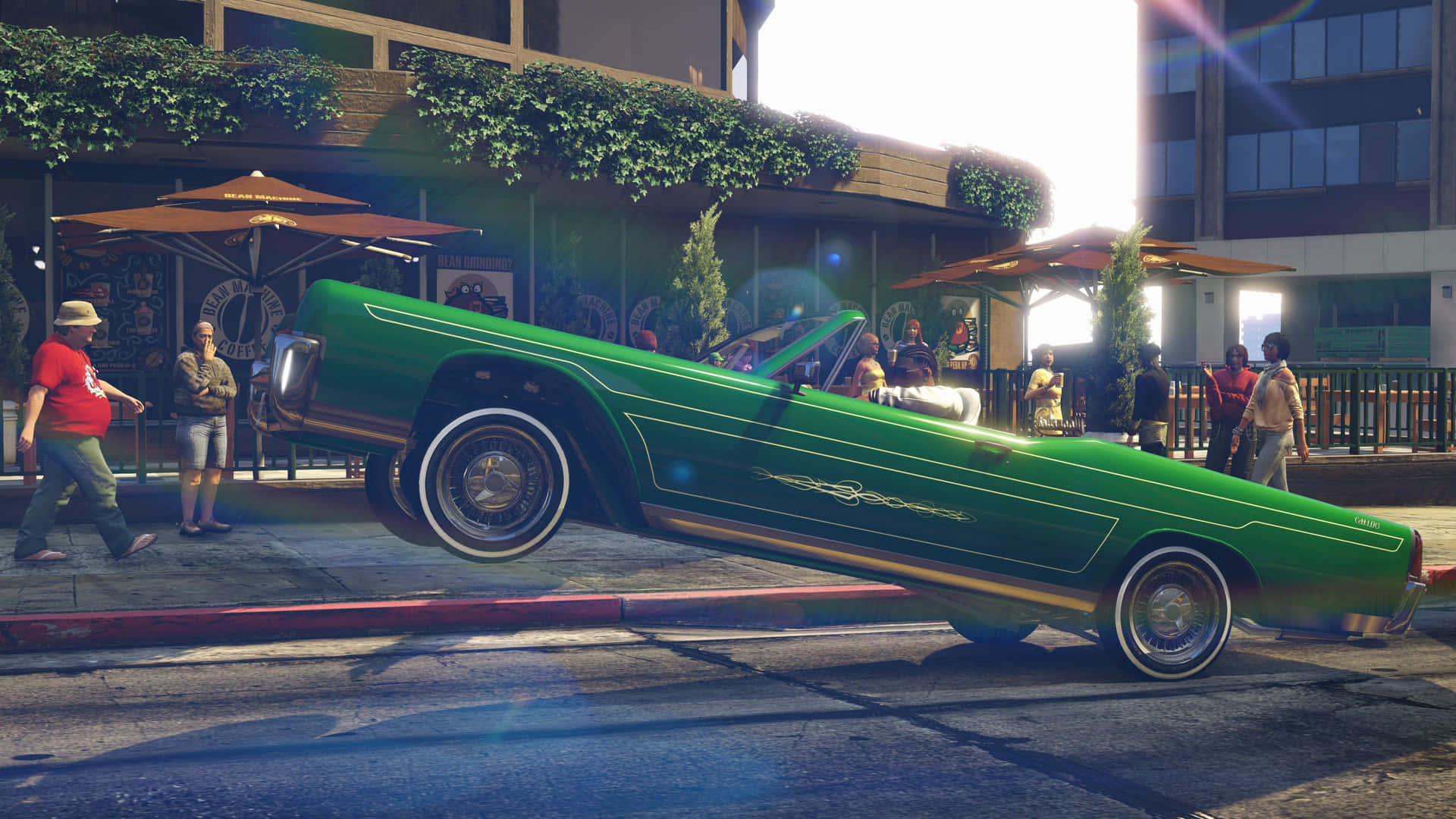 Juegolleno De Acción De Grand Theft Auto V En 4k Fondo de pantalla
