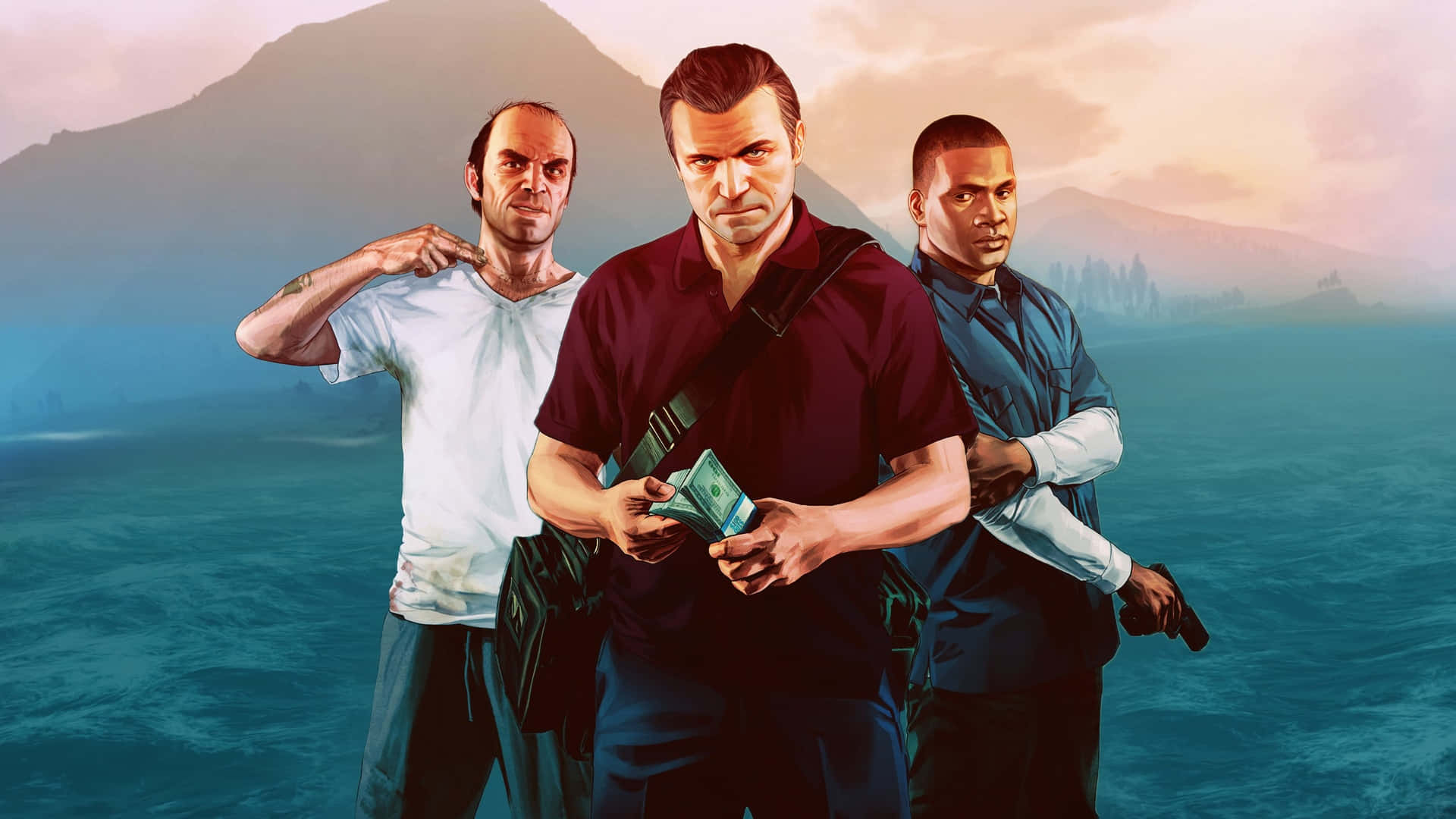 Live Life in High Resolution With GTA V 4K" Wallpaper