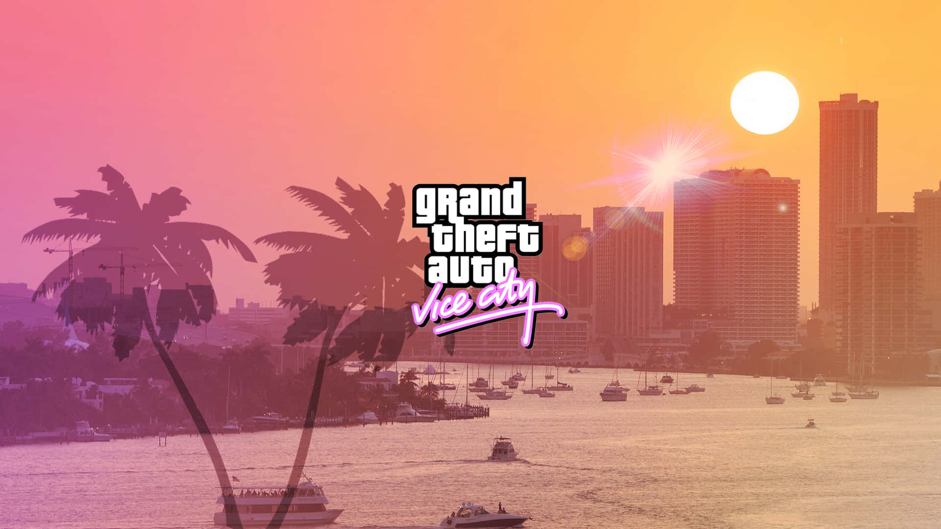 Taking a Trip in Vice City Wallpaper