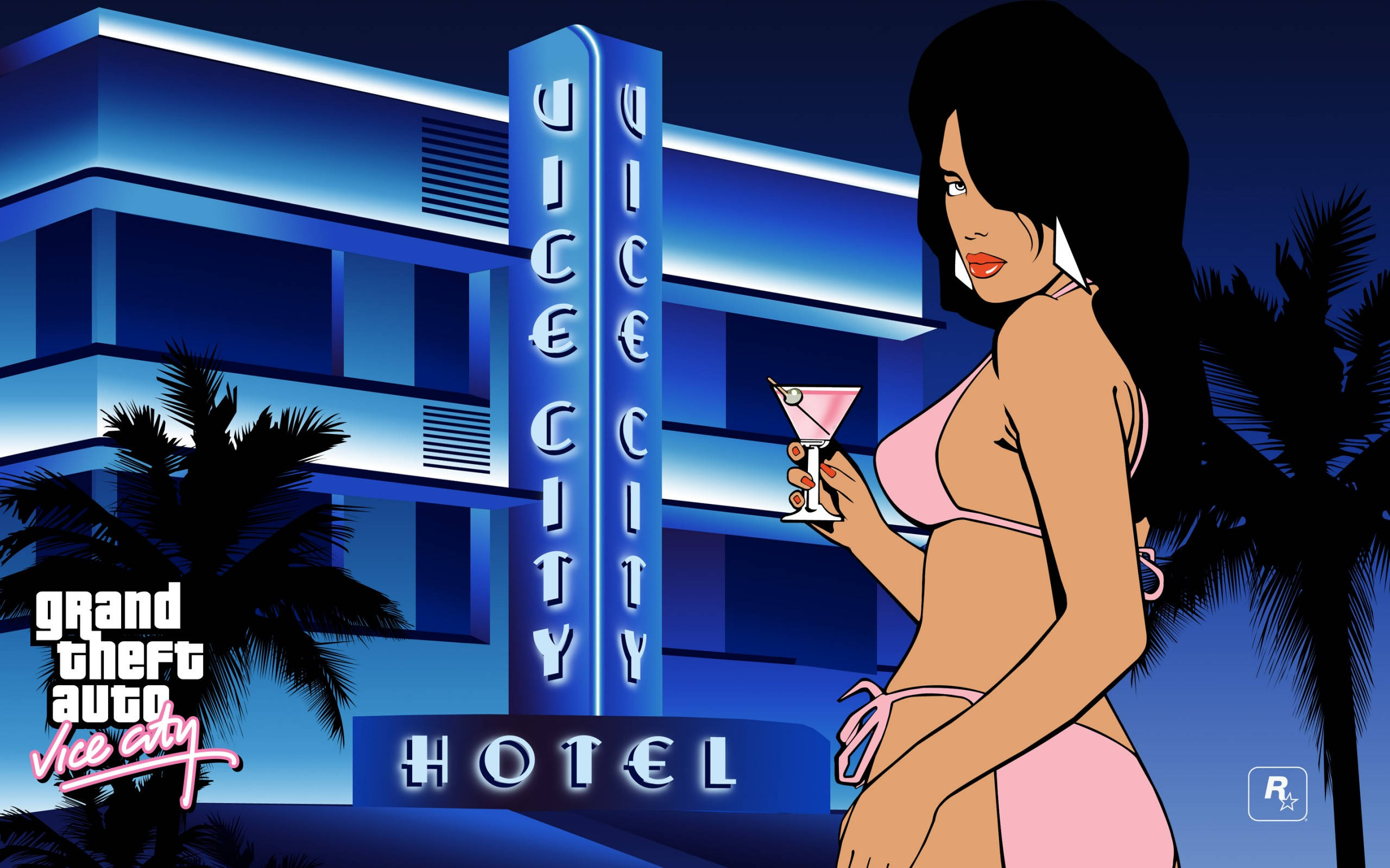 Gta Vice City Cover Girl Misty Wallpaper