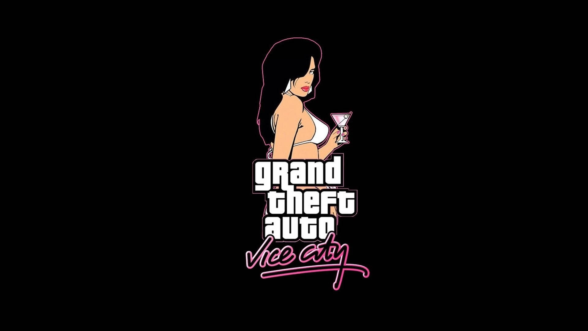GTA Vice City Game Cover Art Wallpaper