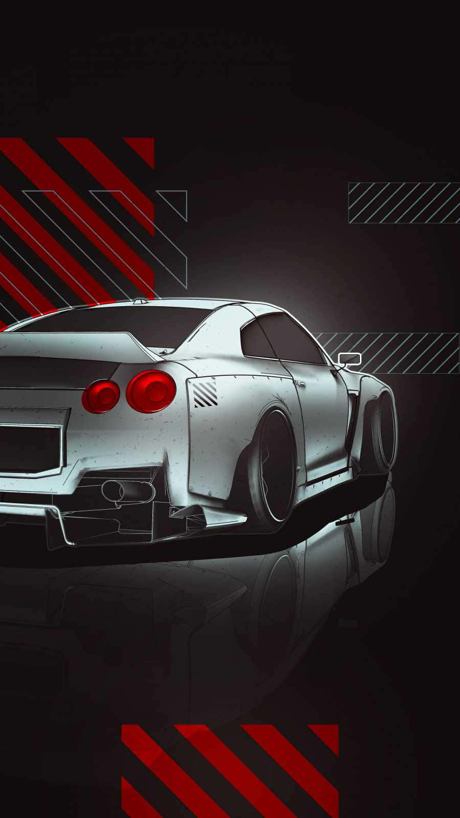 A Car Is Shown In A Dark Background Wallpaper