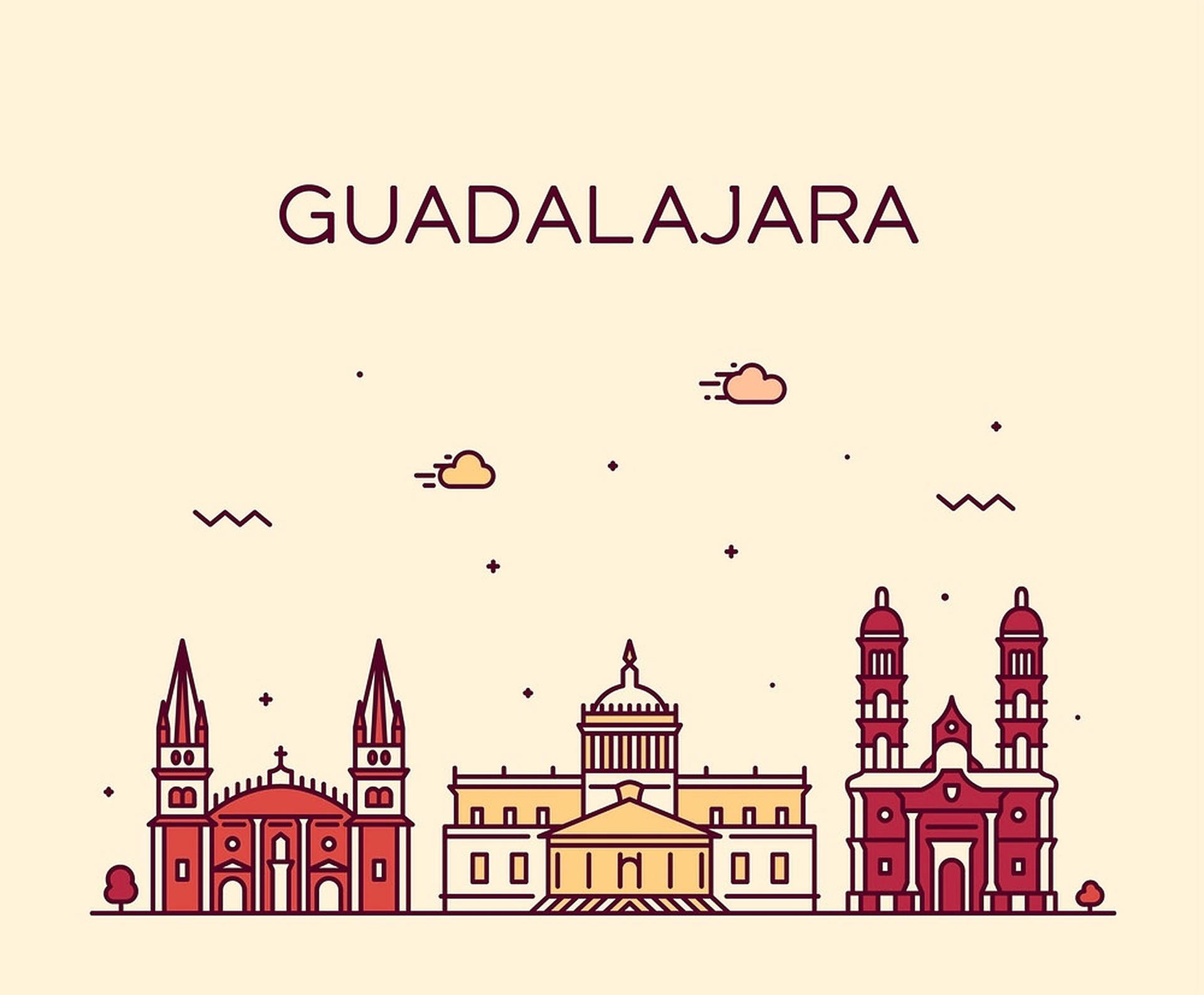 Guadalajara Digital Art Wallpaper