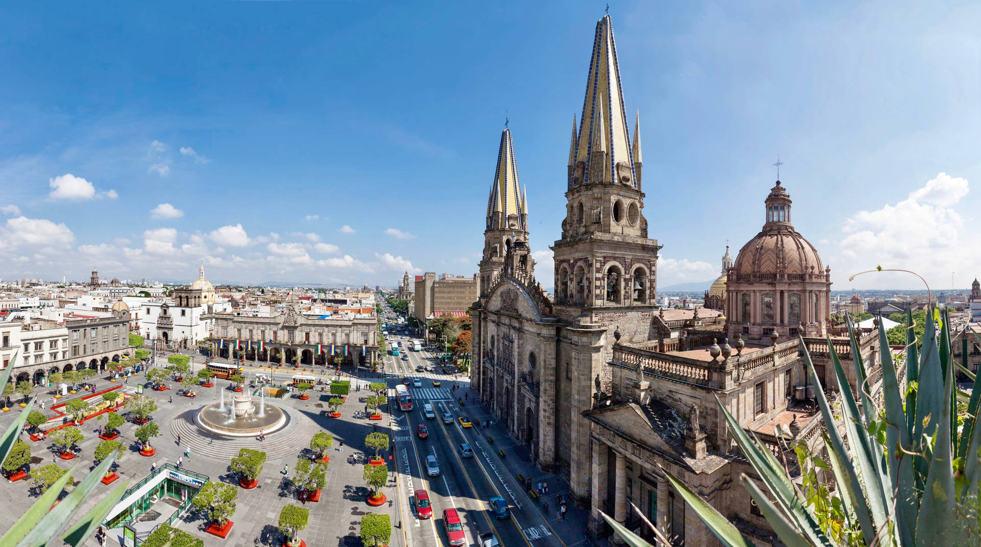 Guadalajara Grand Cathedral Wallpaper