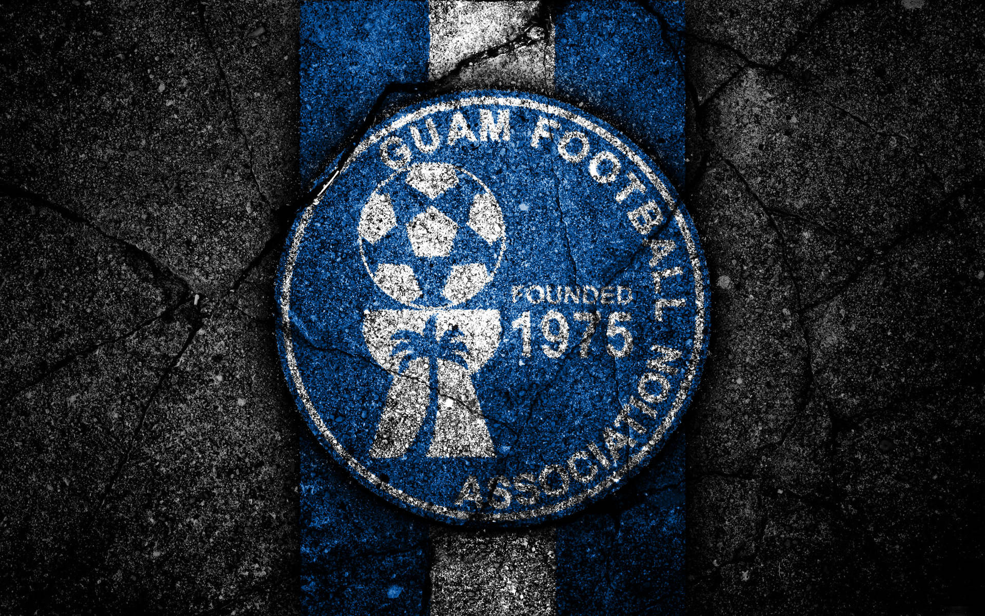 Guamfootball Association-logotyp. Wallpaper