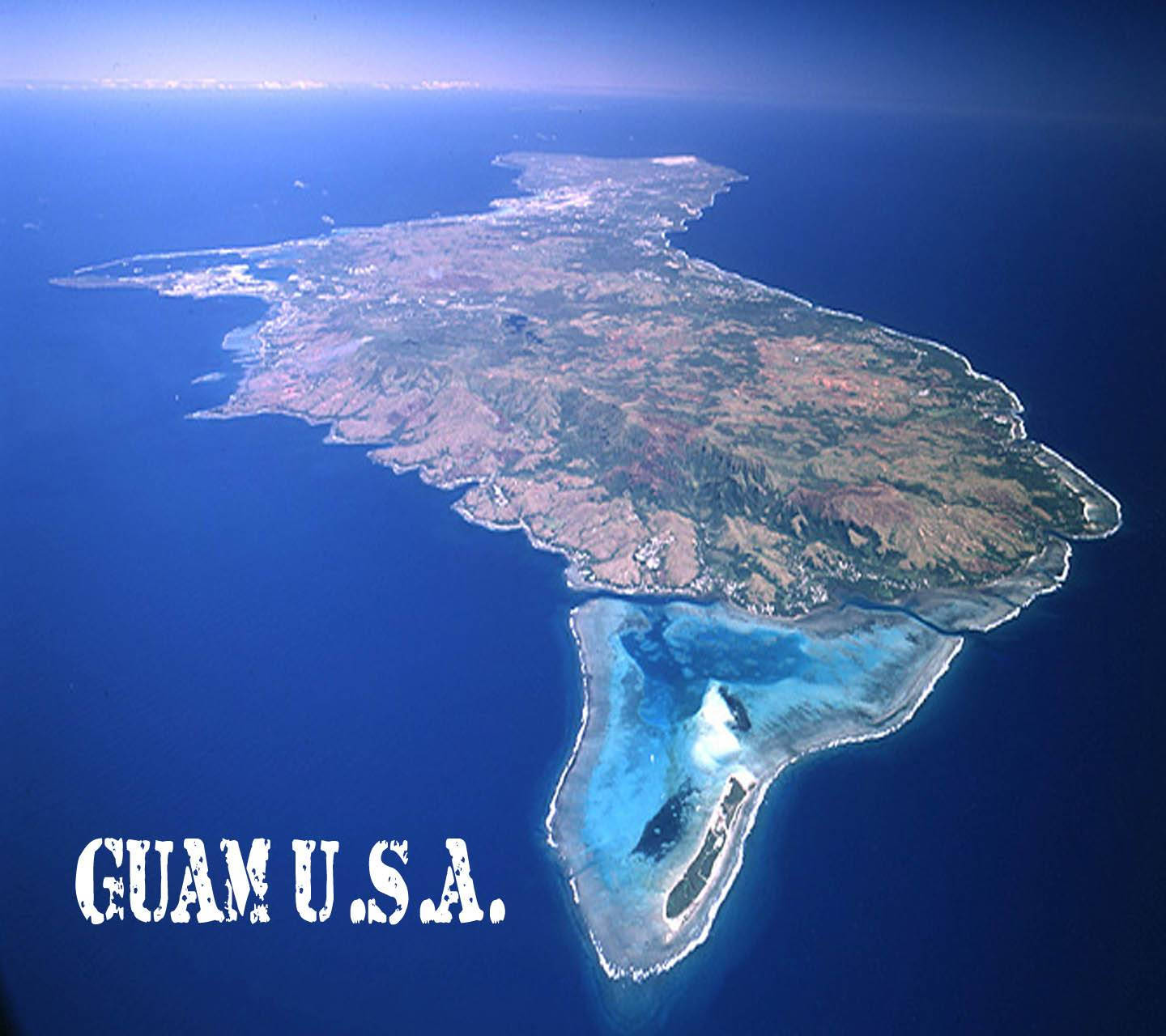 Geografiade Guam Papel de Parede