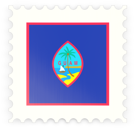 Guam Postage Stamp Design PNG