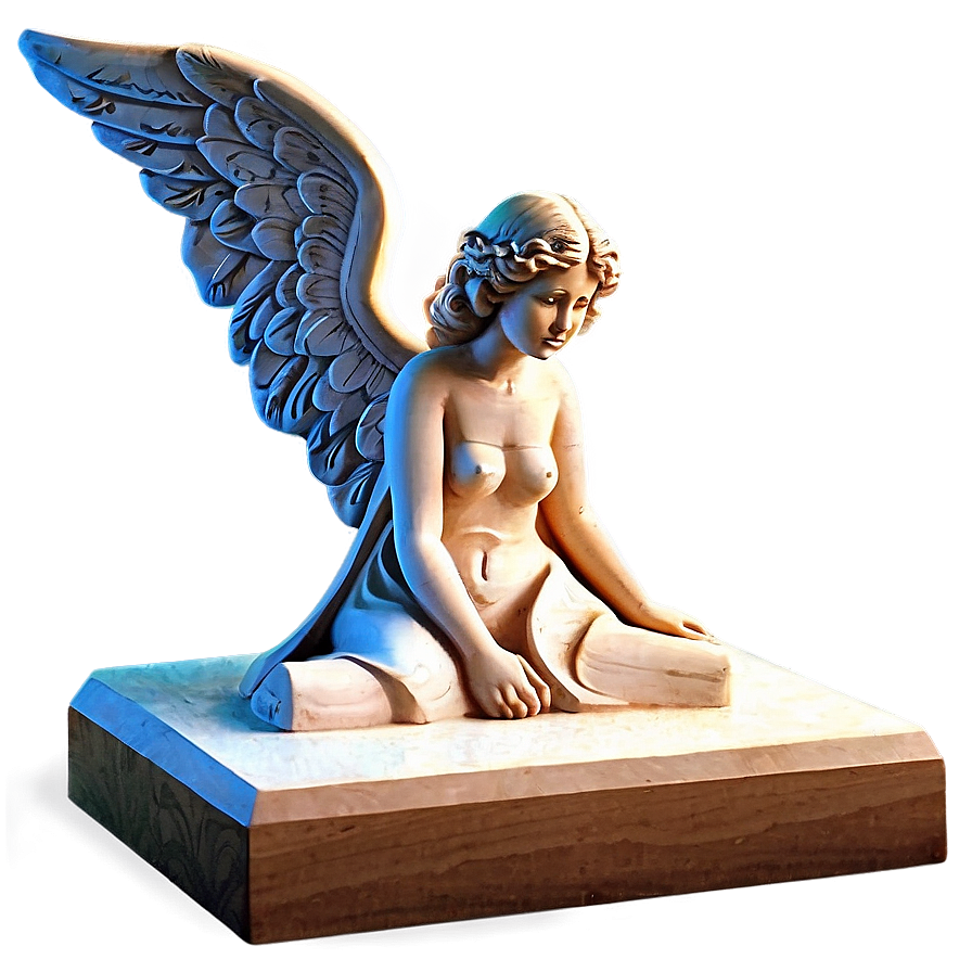 Guardian Angel Carving Png 06202024 PNG