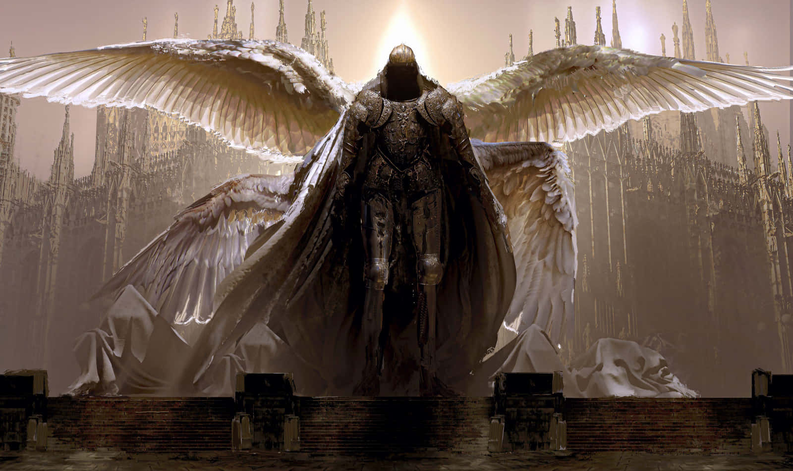 Knight Guardian Angel Wings Picture