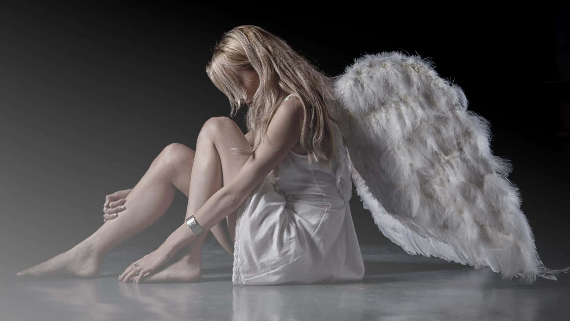Guardian Angel In White Picture