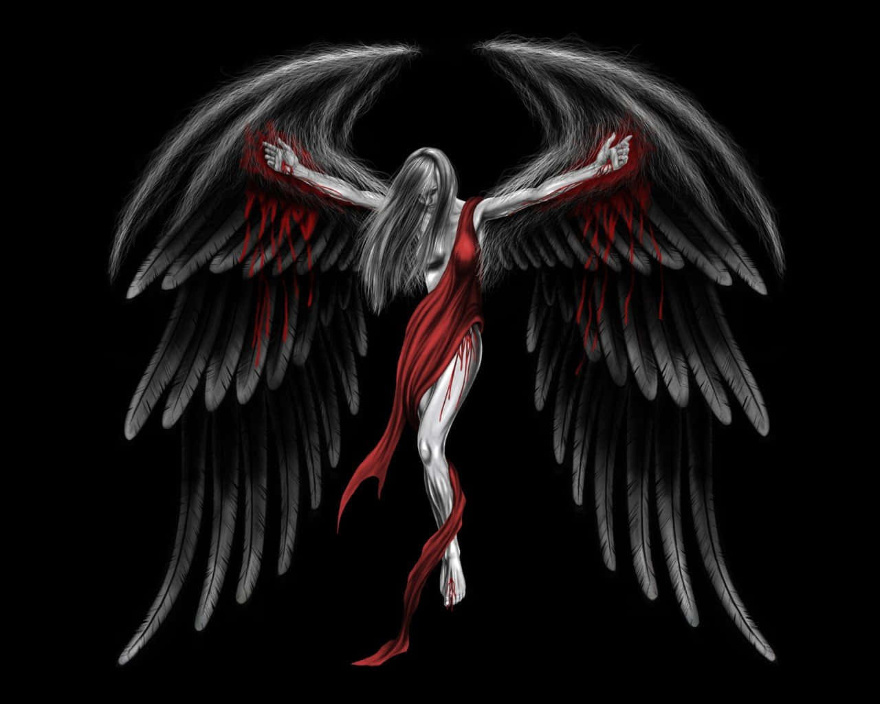 Guardian Angel In Red Pictures