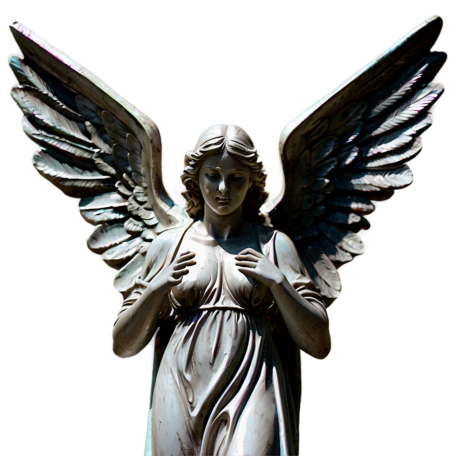 Guardian Angel Statue Art Png Xhb92 PNG