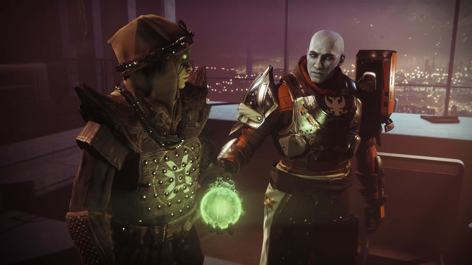 Guardian Ontmoeting Met Zavala Destiny2 Achtergrond