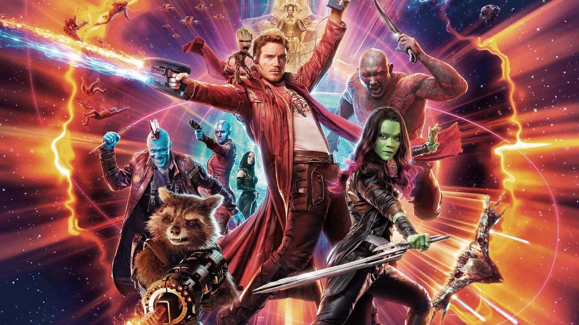 Gadgets, Groot and Guns: Star-Lord and the Guardians return for an awesomely-action-packed adventure Wallpaper