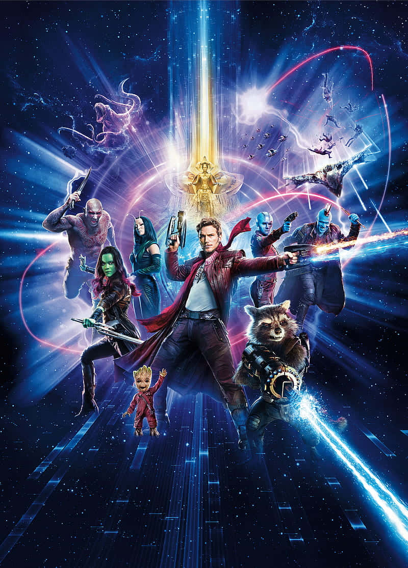 Get ready for an epic adventure with the Guardians of the Galaxy! Wallpaper