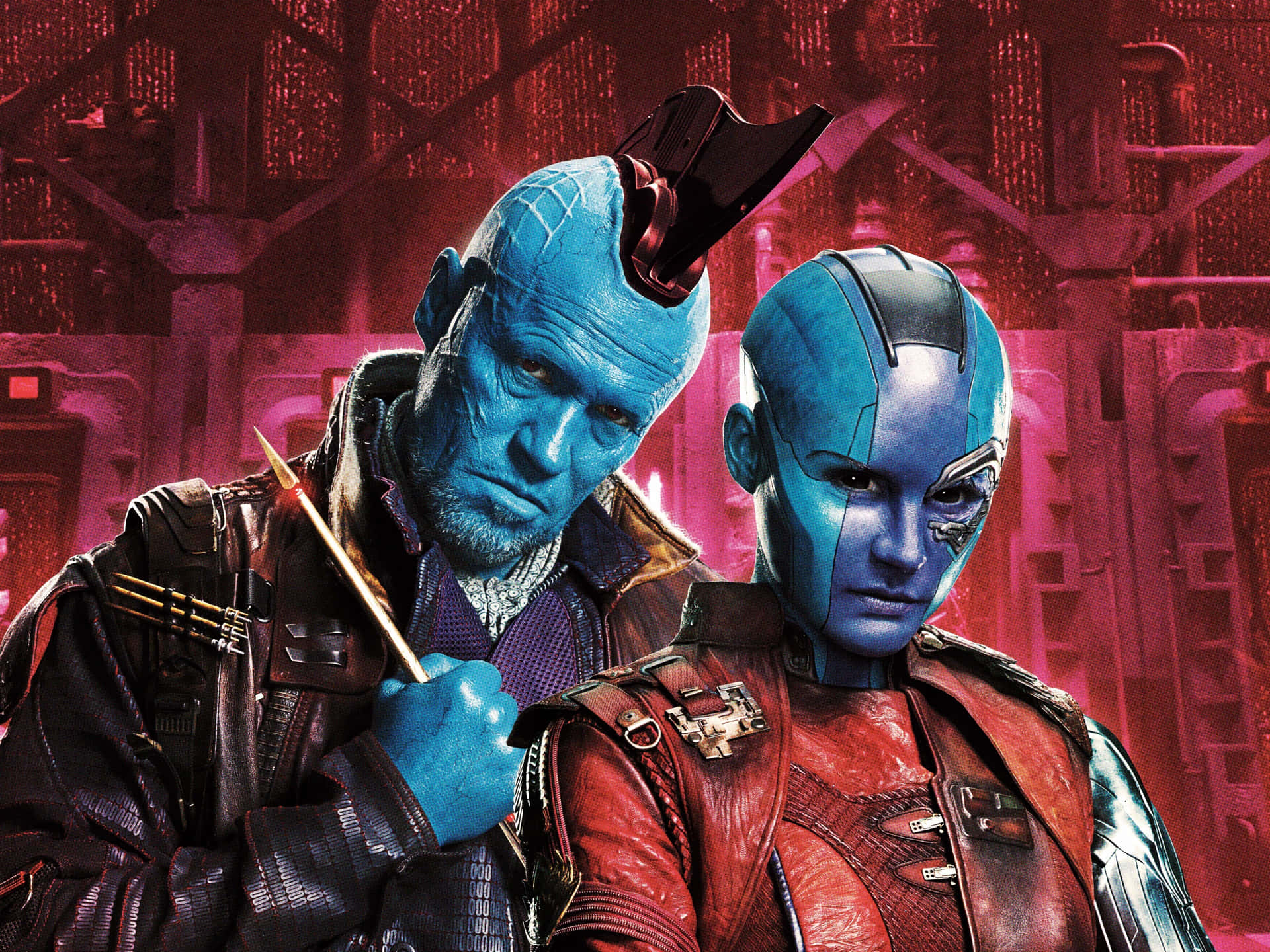"See the Guardians of the Galaxy return for a daring sequel!" Wallpaper