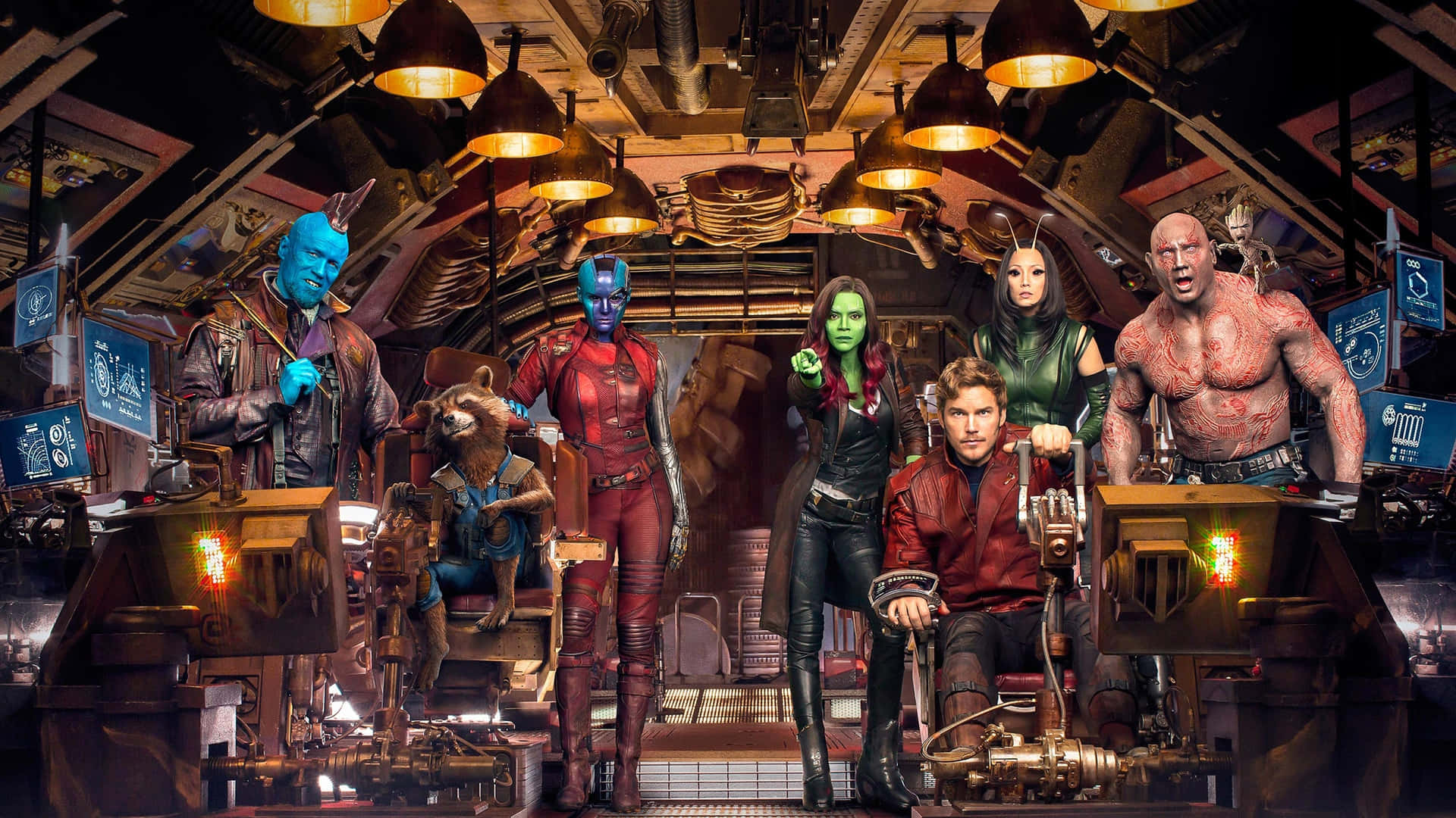 "It's time for the Guardians of the Galaxy to protect the universe once more." Wallpaper