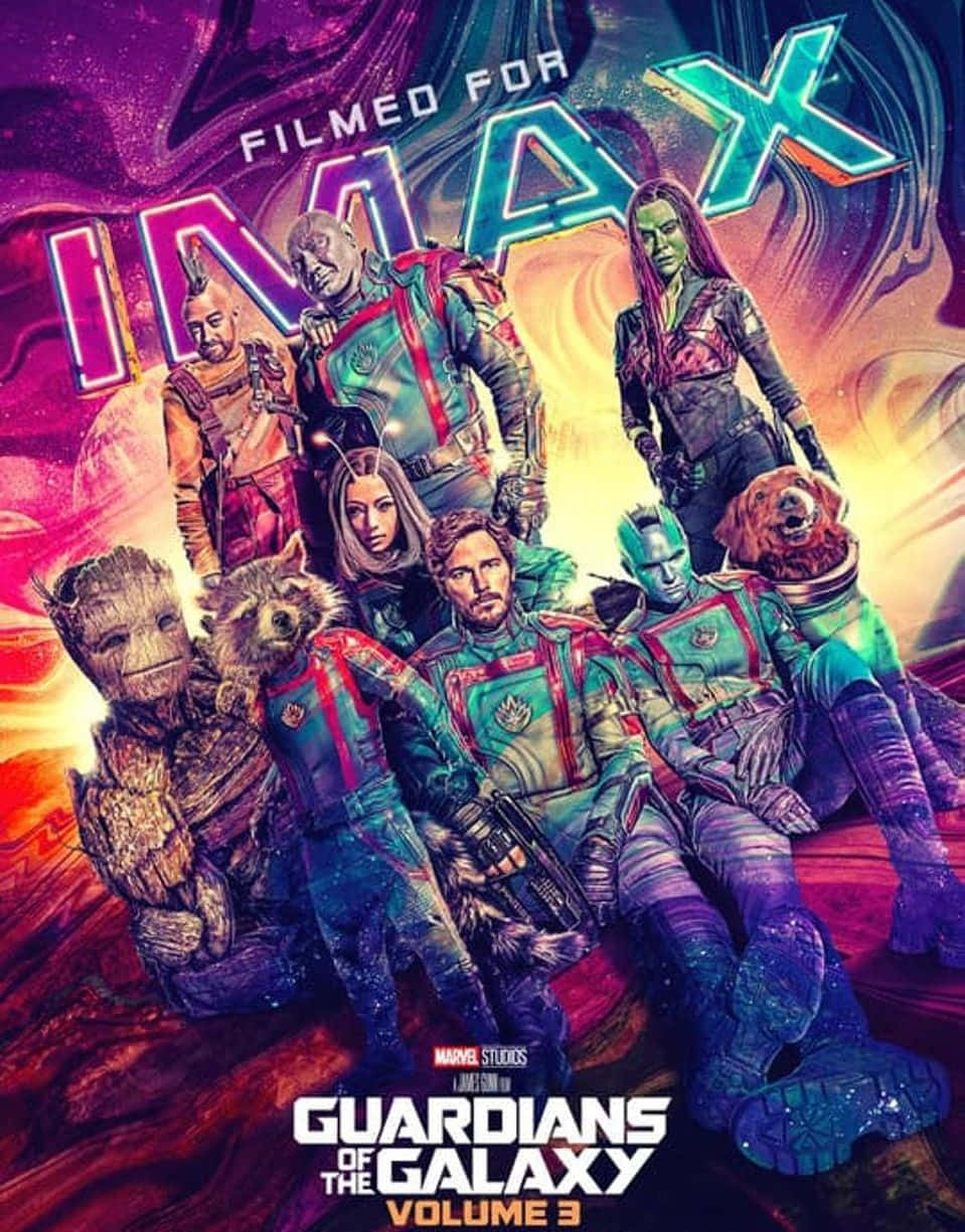 Guardiansofthe Galaxy Vol3 I M A X Poster Wallpaper