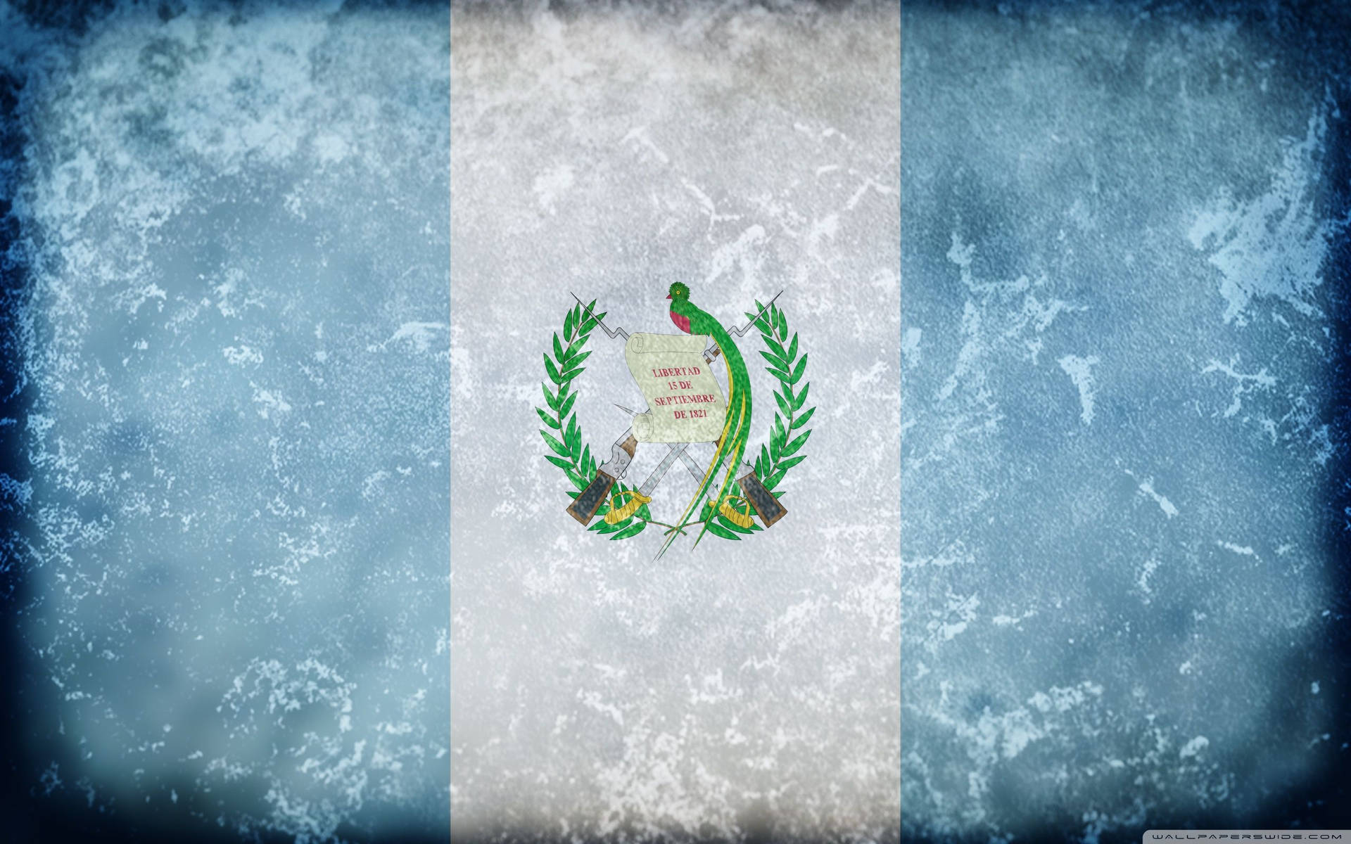 Bandiera Sporca Del Guatemala Sfondo