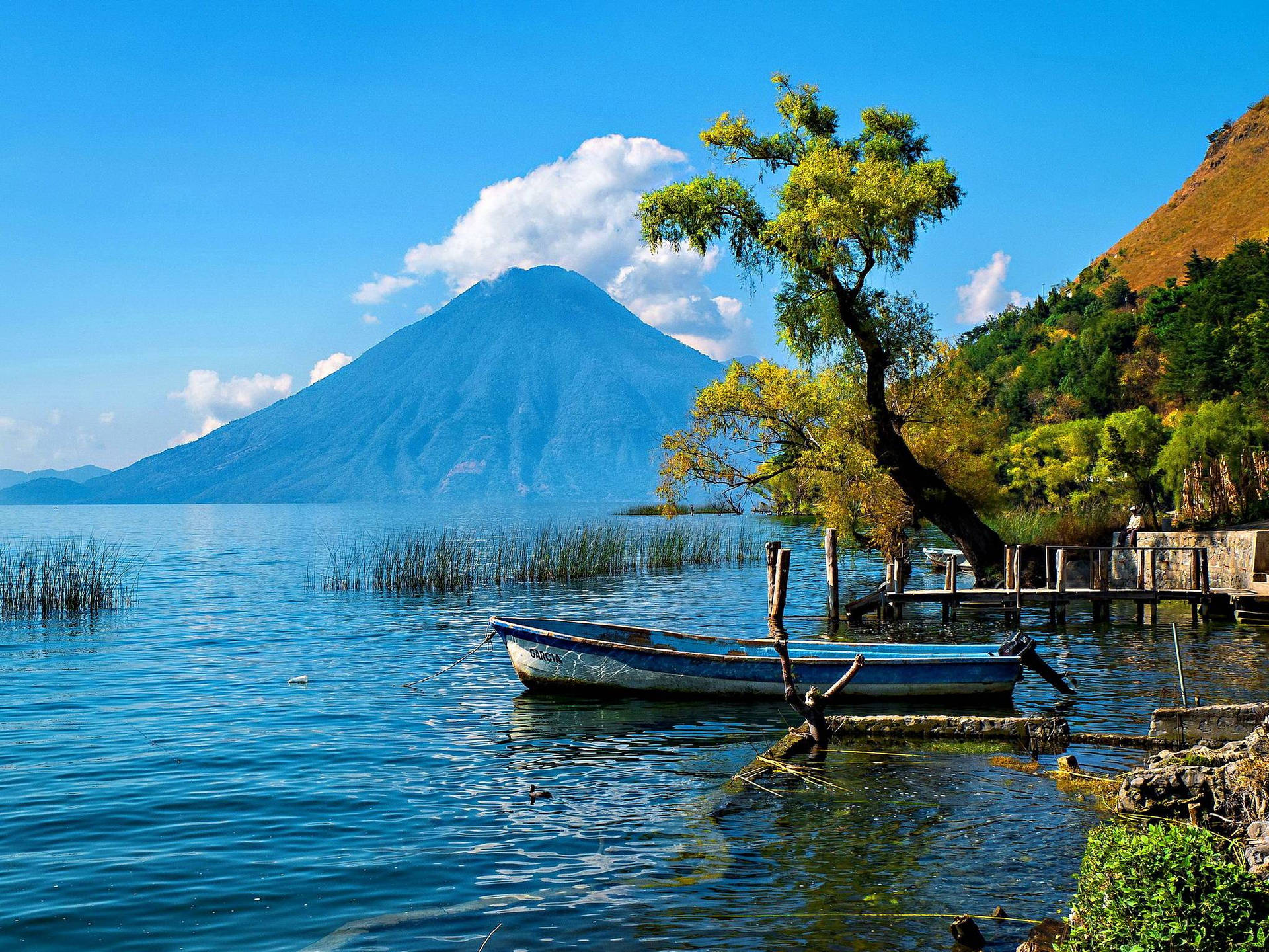 Guatemala Lago Atitlan Estate Sfondo