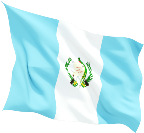 Guatemalan Flag Waving PNG