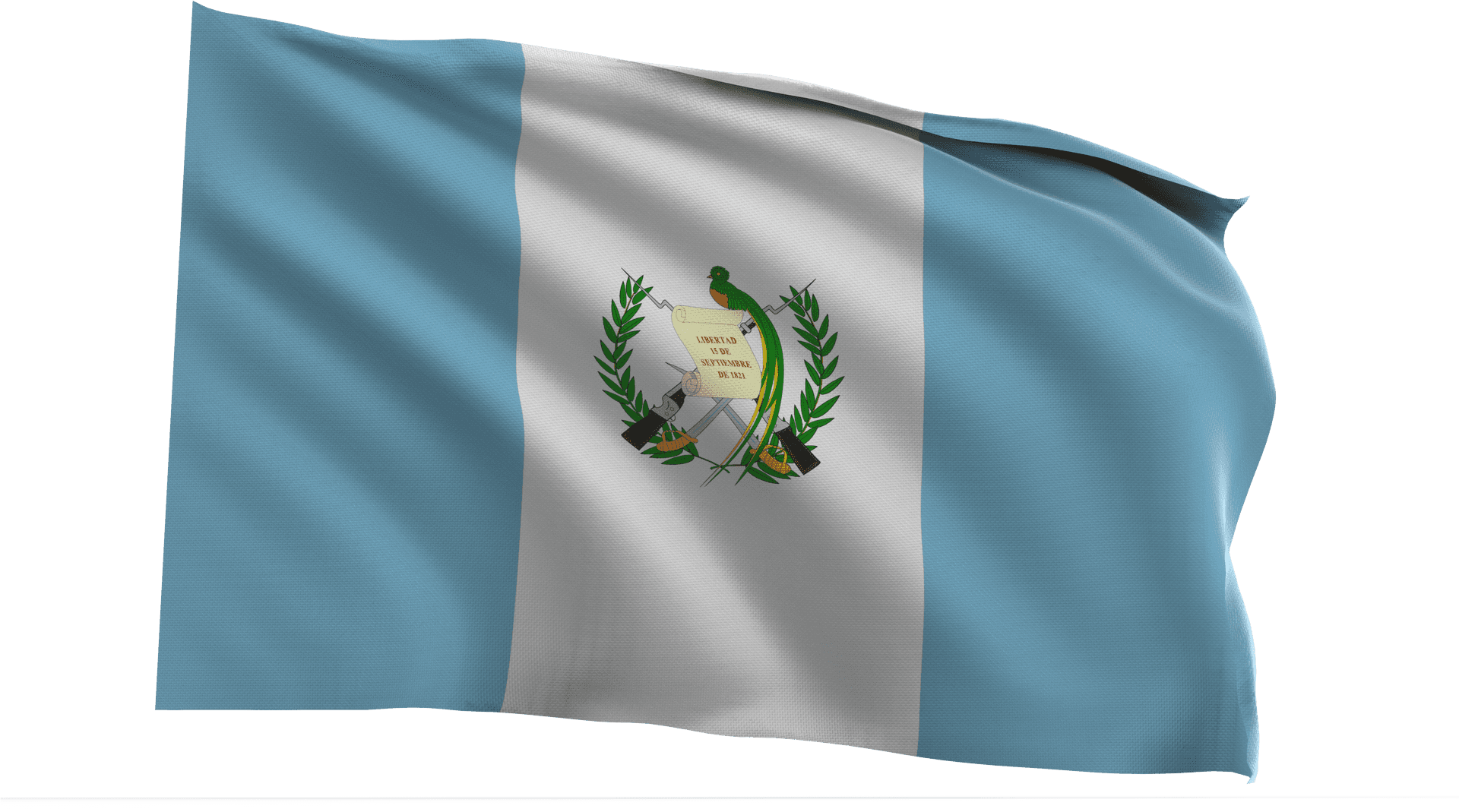 Download Guatemalan Flag Waving | Wallpapers.com