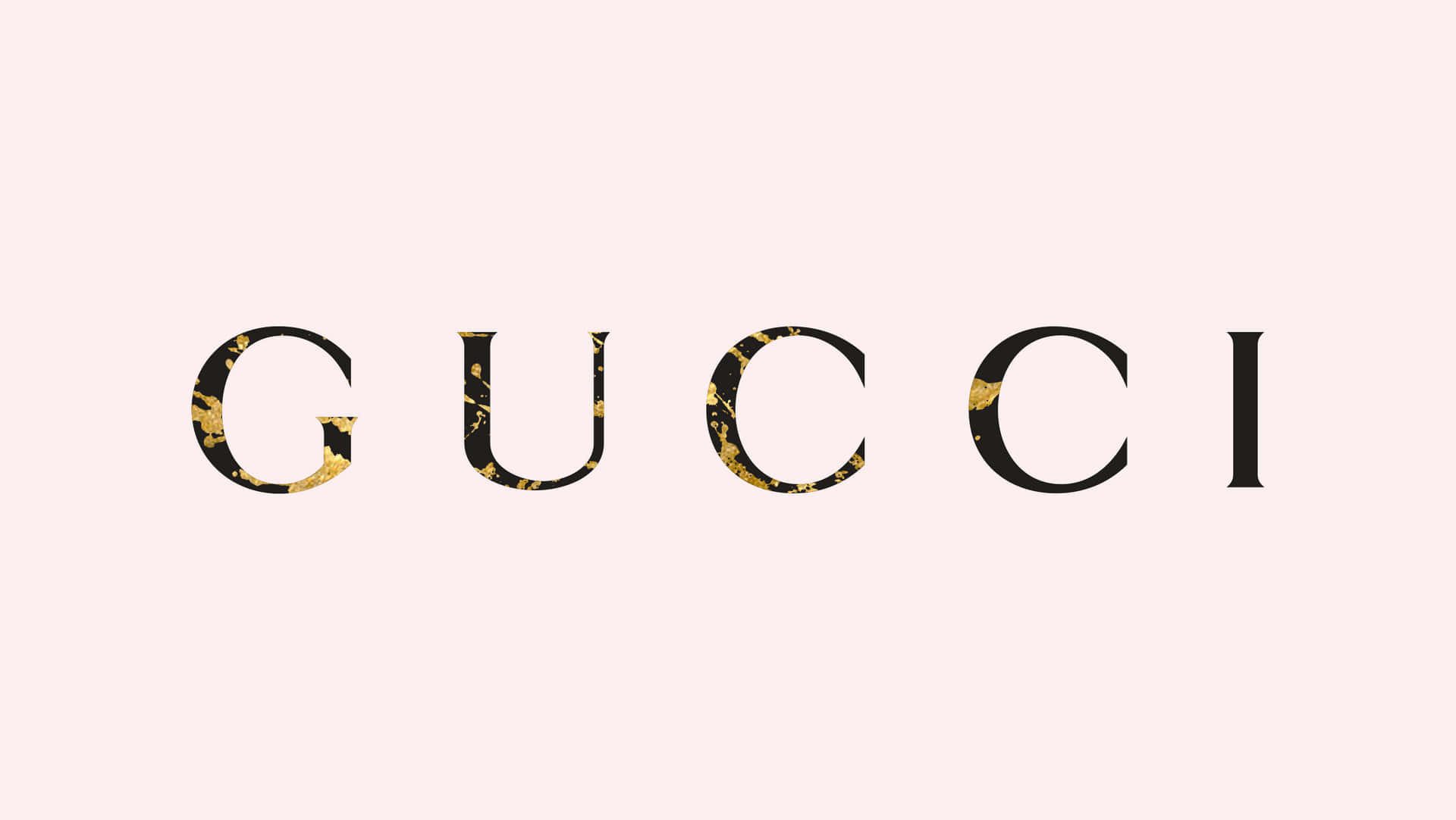 Fondode Pantalla Con Texto De Gucci Glamoroso.