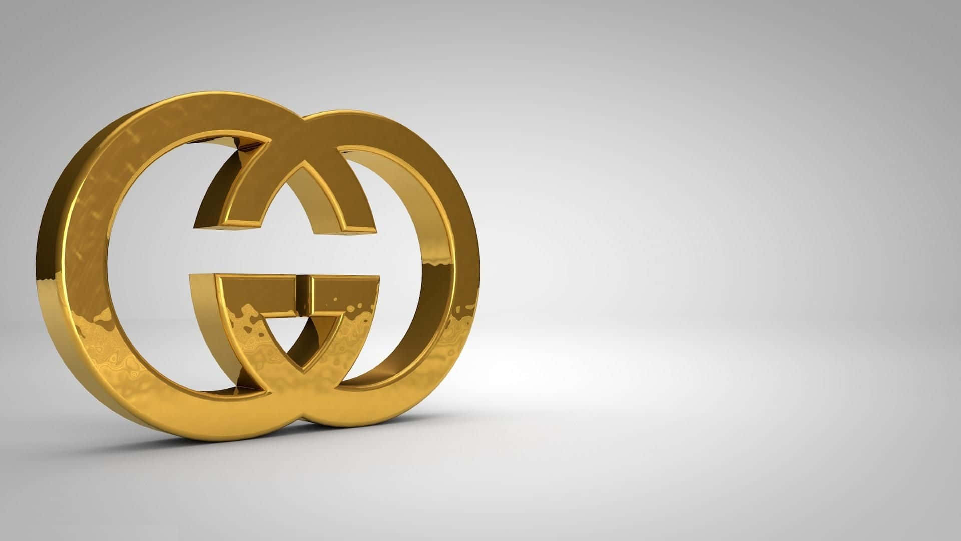 Nice Gold Gucci Logo Background