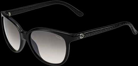 Gucci Black Sunglasses Product Showcase PNG