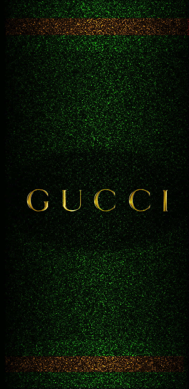 Se fashionable ud i denne livlige grønne Gucci-design. Wallpaper