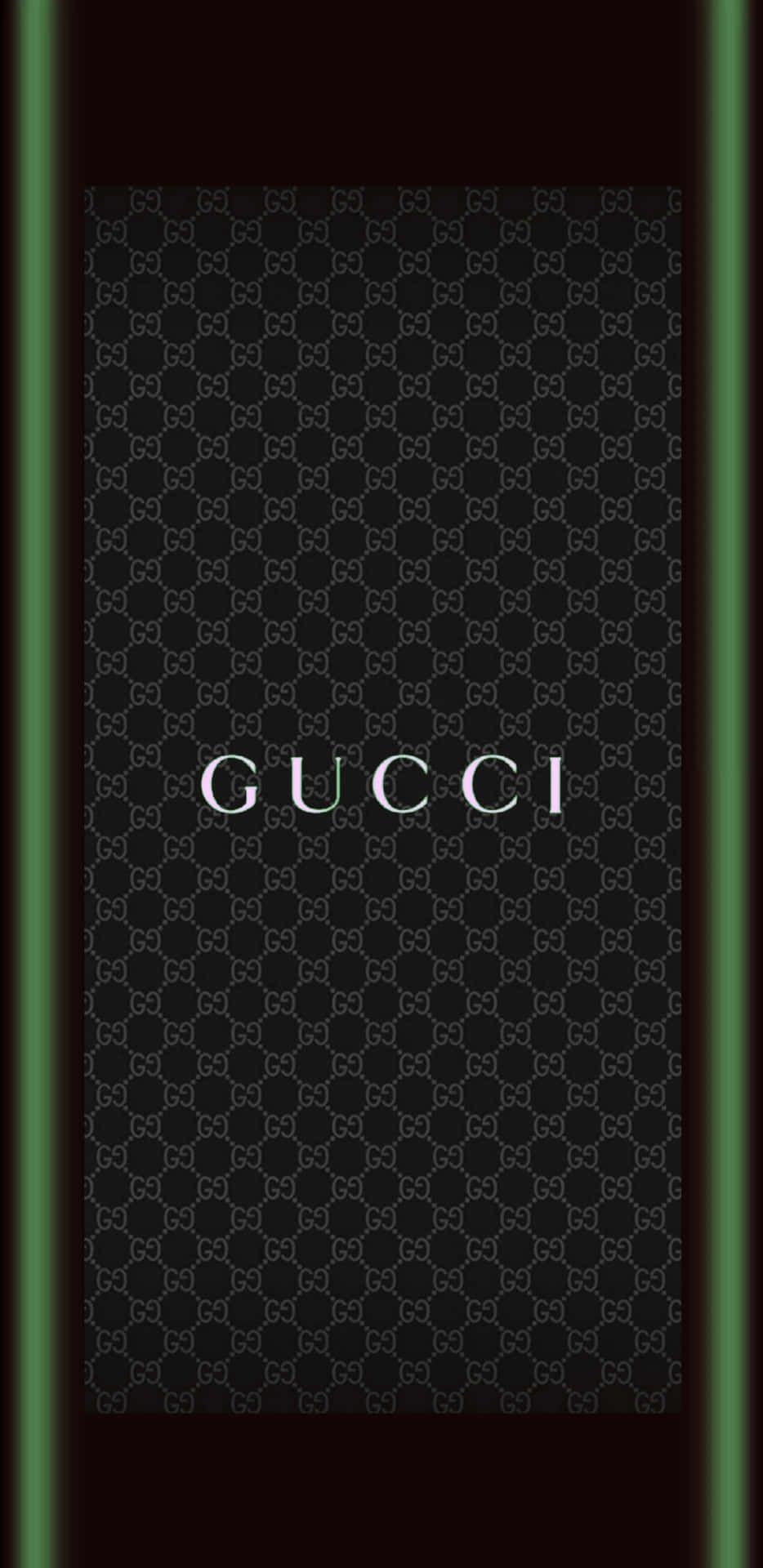 Embrace the Boldness of Gucci Green Wallpaper