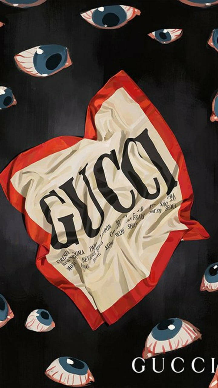 Gucci Iphone Ögon Wallpaper
