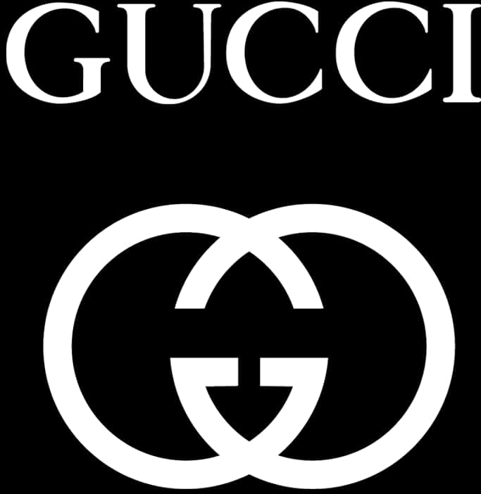 Gucci Logo Black Background PNG