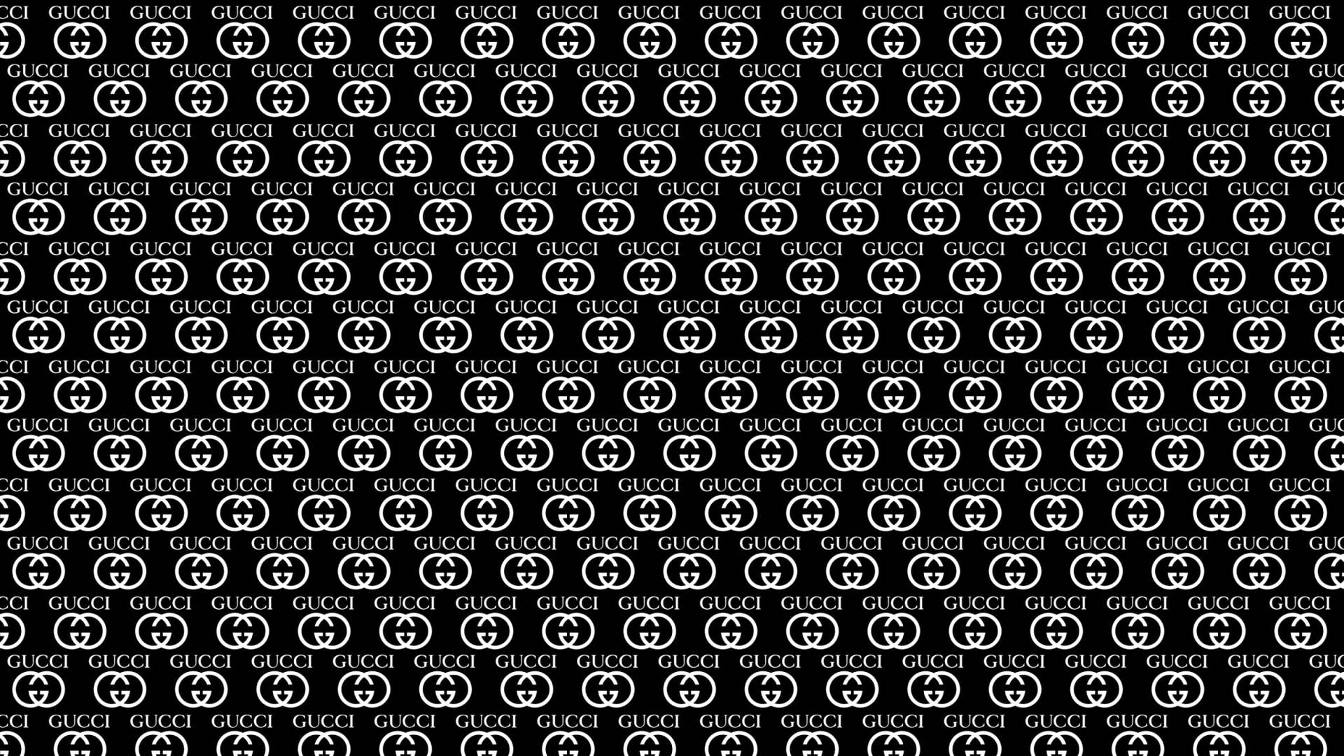 Gucci Logo Pattern Wallpaper Wallpaper