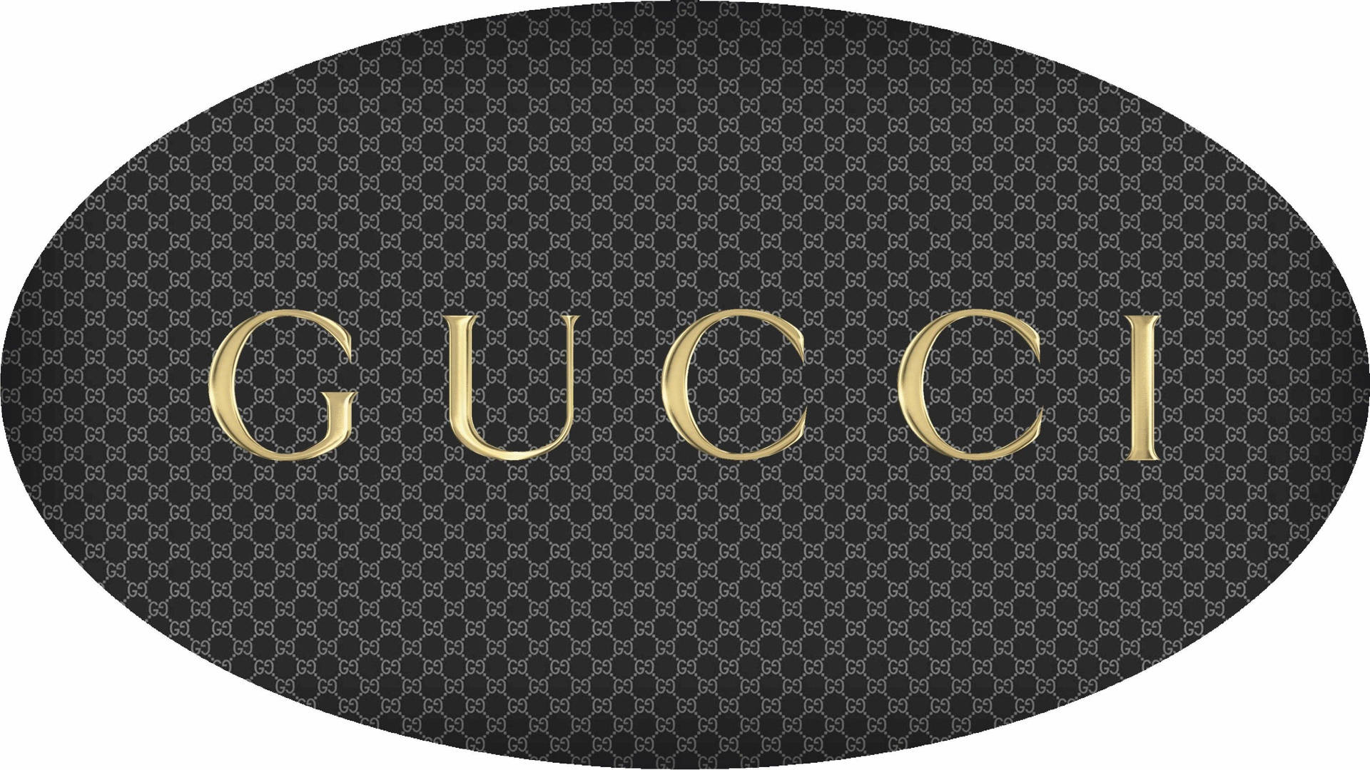 Gucci Logoon Patterned Background Wallpaper