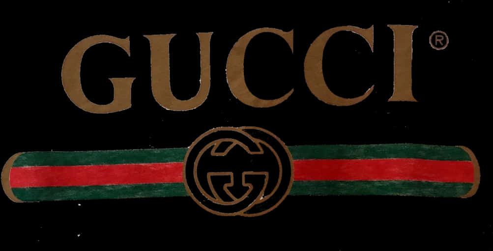 Gucci Logowith Iconic Stripesand Symbol PNG