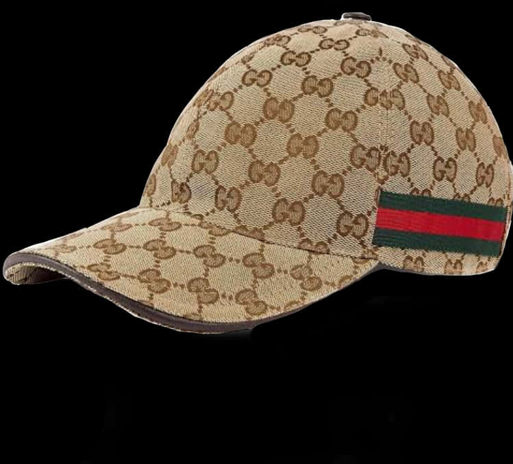 Gucci Monogram Baseball Cap PNG