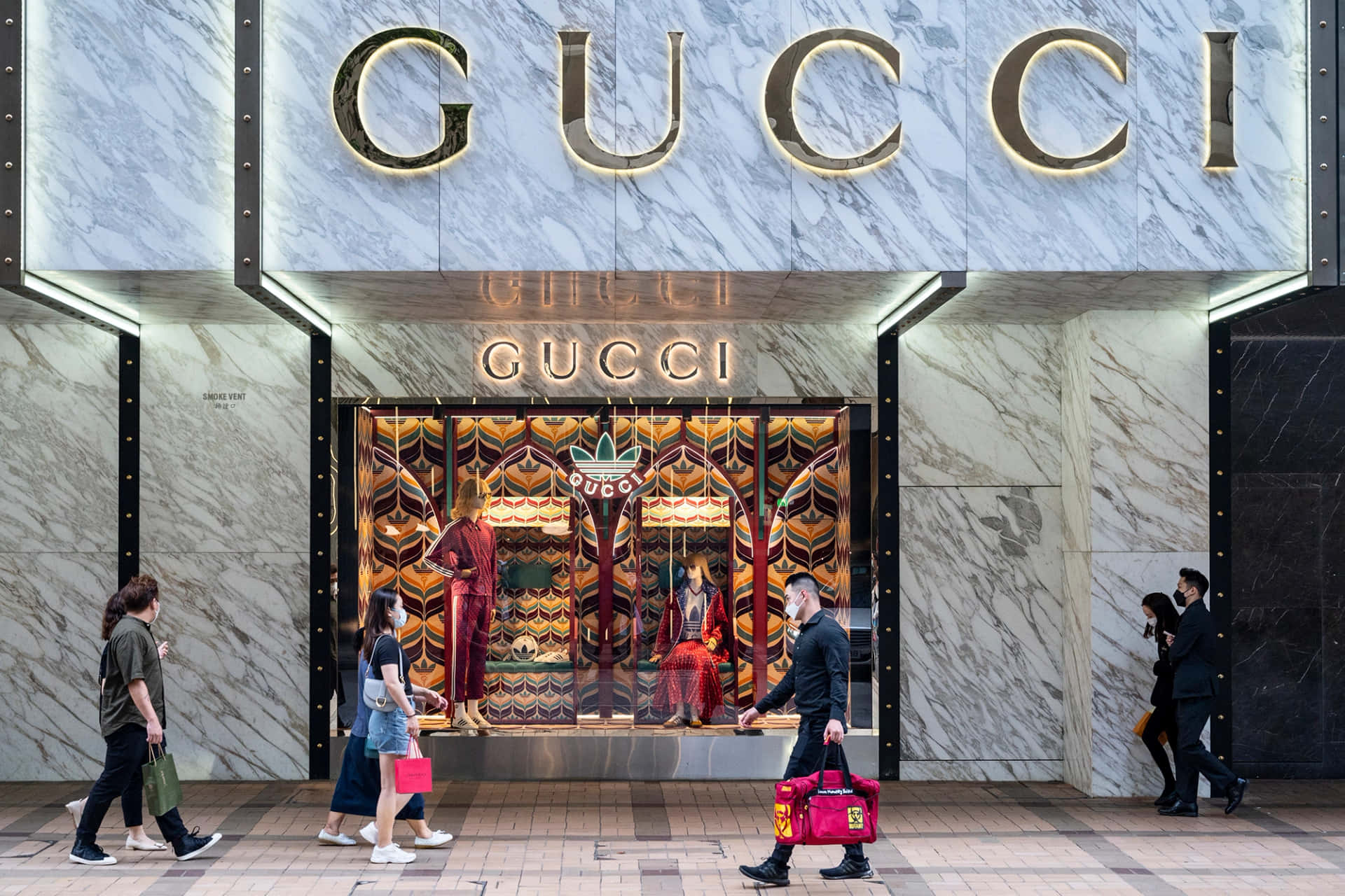 Guccis nye butik i Hongkong