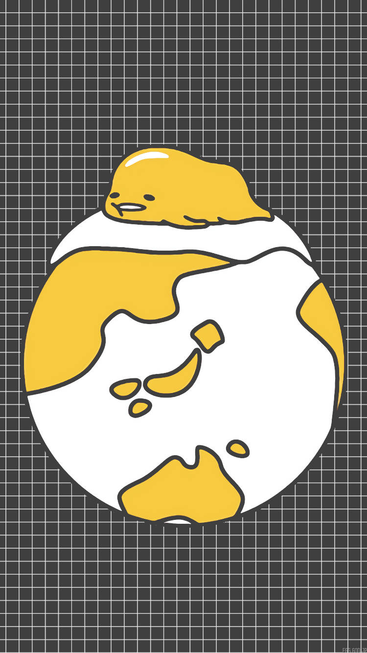 The Earth With Gudetama Aesthetic Wallpaper