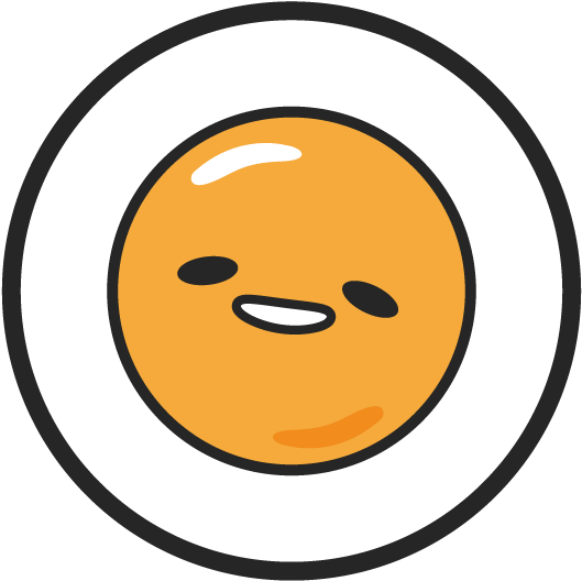 Gudetama Cartoon Egg Character PNG