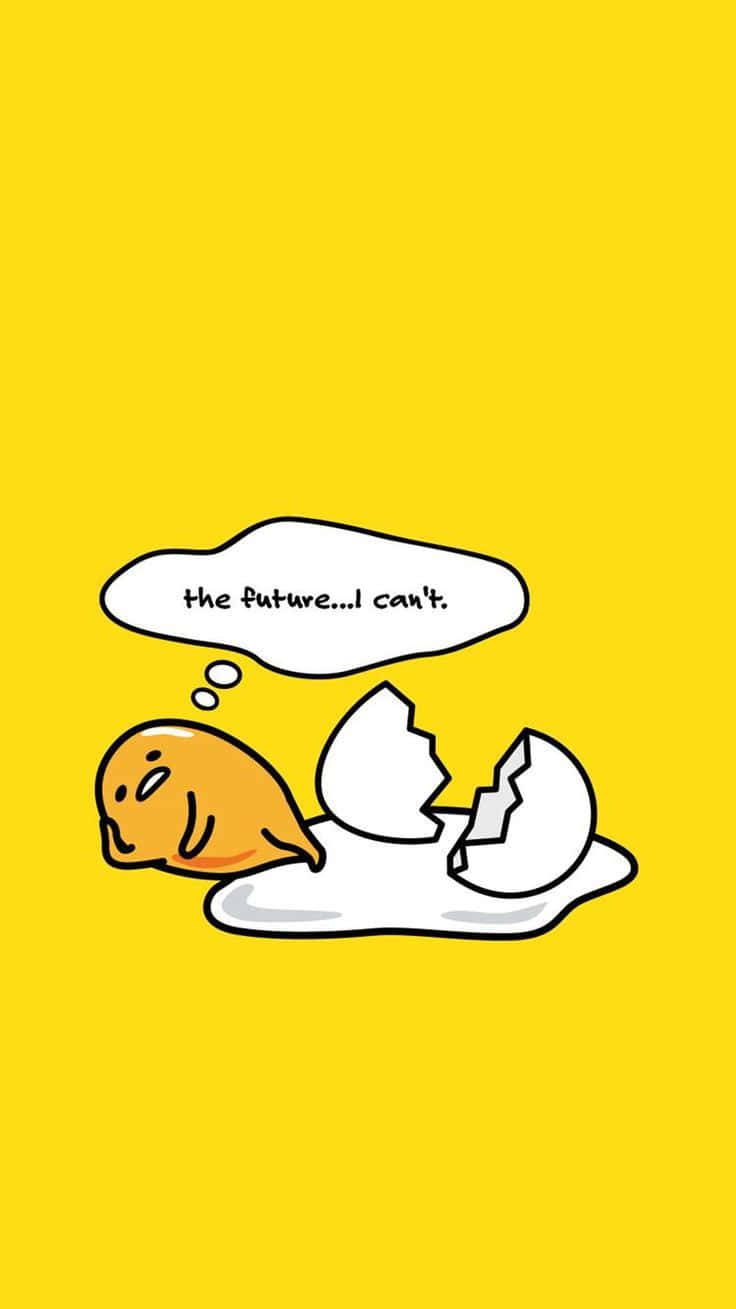 Upgrade your desk with the Gudetama Computer for an adorable experience! Wallpaper