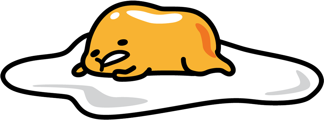 Gudetama Lazy Egg Character PNG