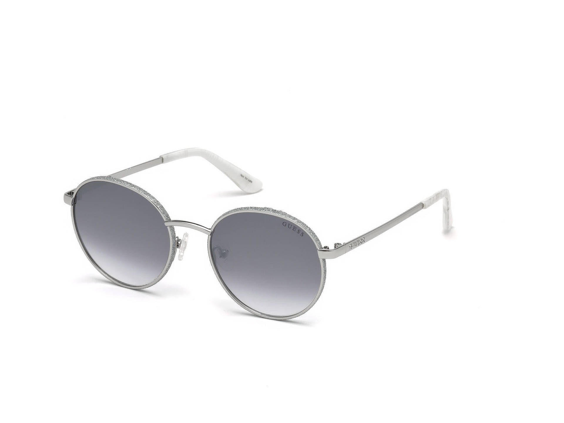 Gæt GU7556-10B kvinders solbriller af metal aviator pyntet med krystaller Wallpaper