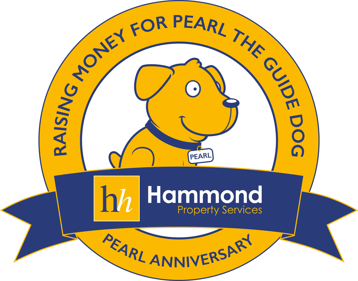 Guide Dog Fundraising Logo Hammond Property Services PNG