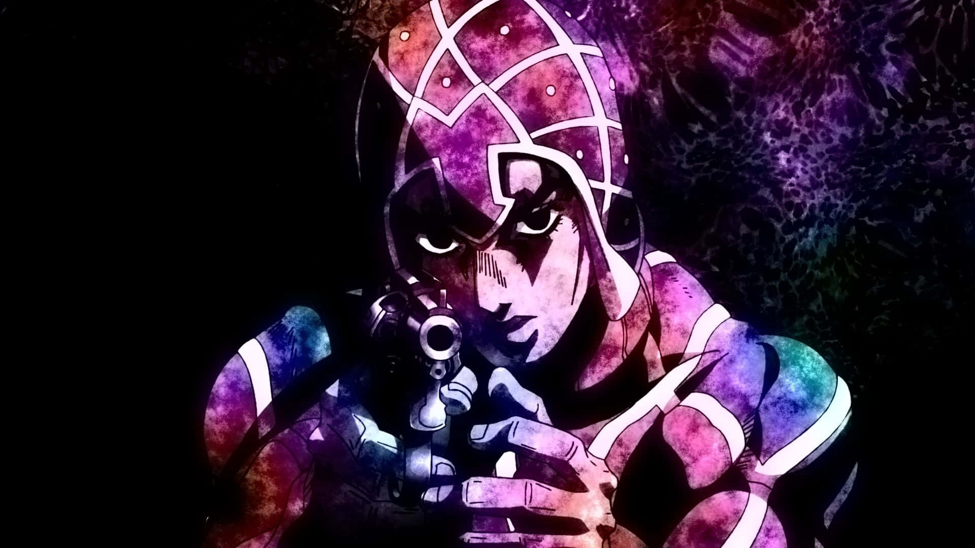 Download Sharpshooter Guido Mista in Action Wallpaper | Wallpapers.com