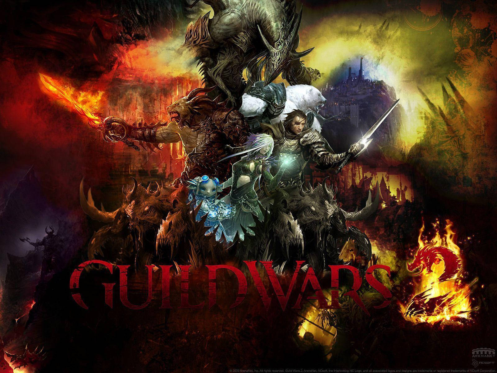 Mysterious Warrior of Guild Wars 2 Wallpaper