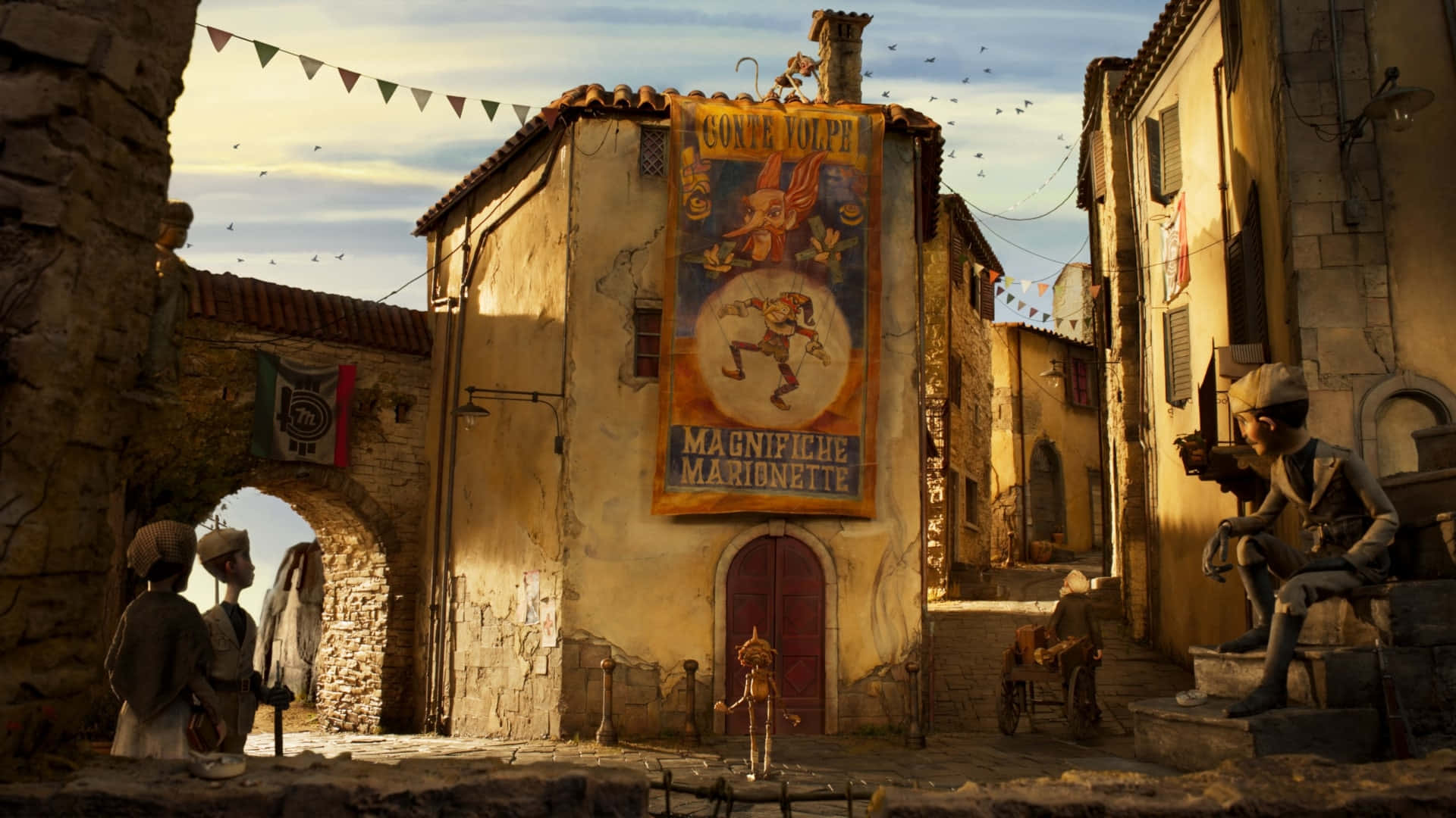 Guillermo Del Toro's Pinocchio - A Dark and Enchanting Adventure Wallpaper